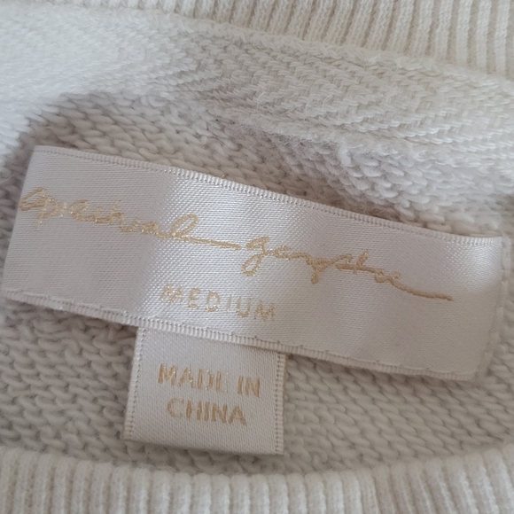 Spiritual Gangster Striped Crew Neck Sweatshirt - Picture 4 of 5